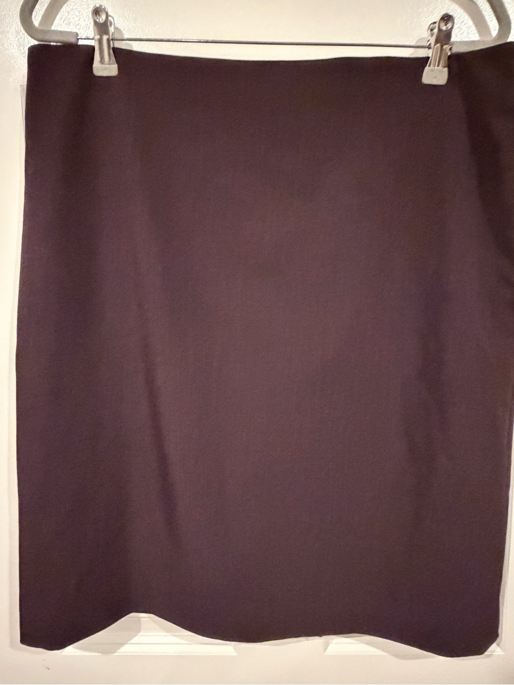 MM. LaFleur Deep Burgundy Plum Pencil Skirt 16 NWOT